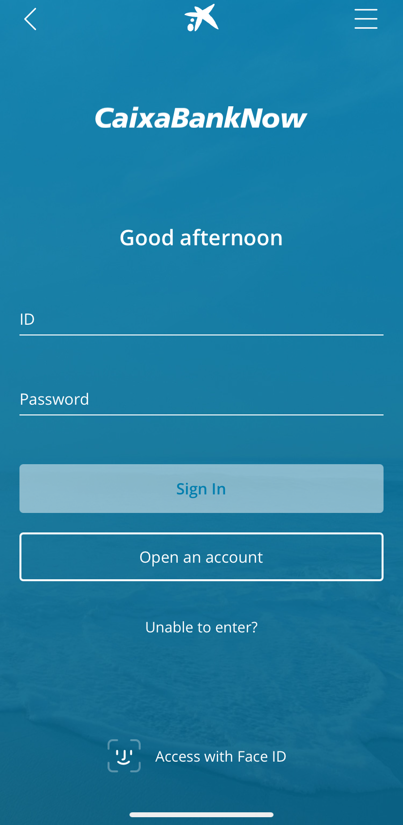 CaixaBank business redirect after no app