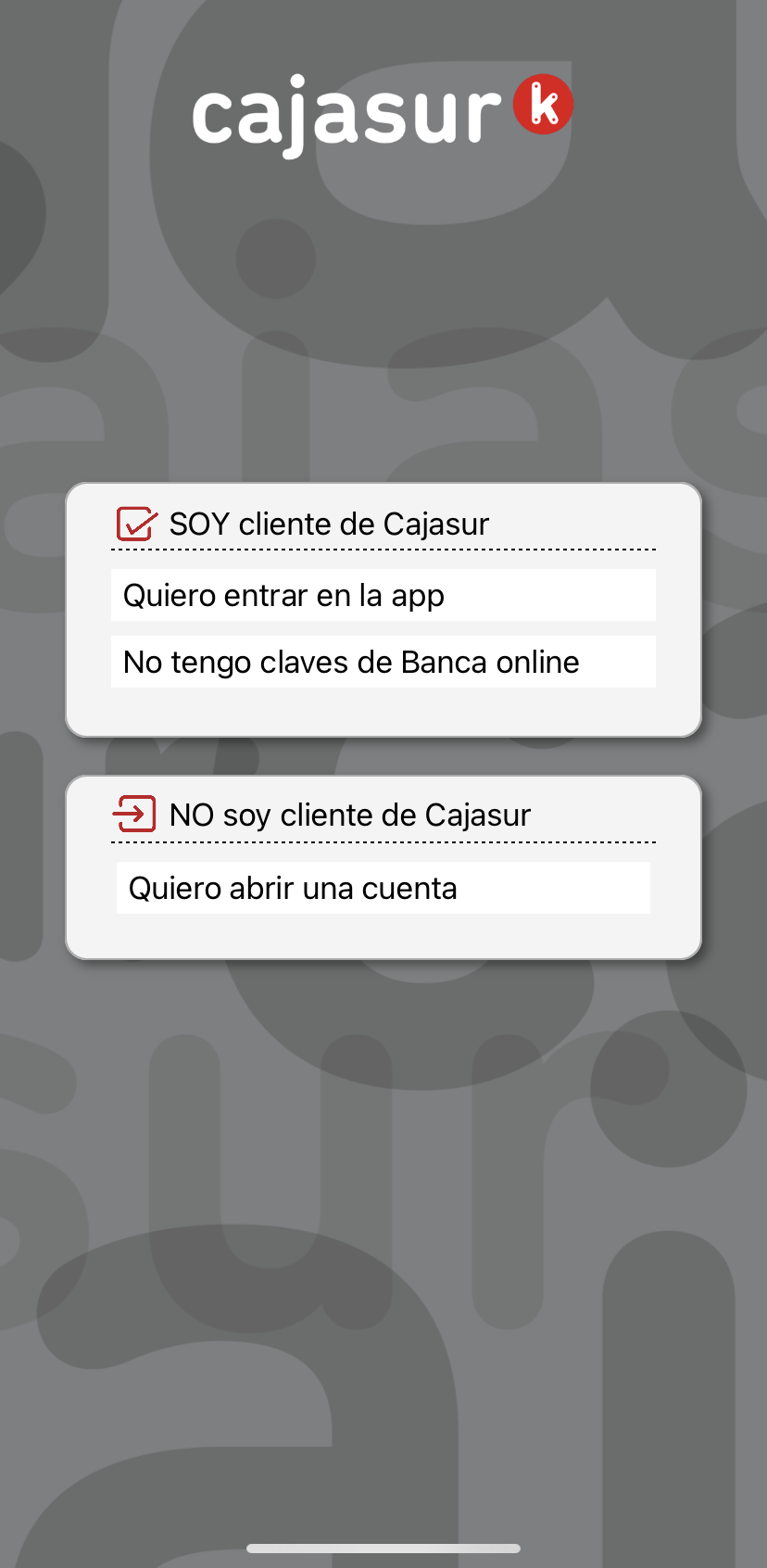 Cajasur Banco business app